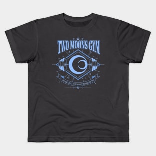 Two Moons Gym - Blue Kids T-Shirt